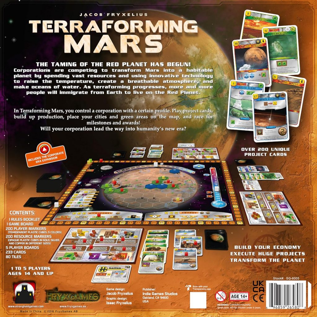 Sao Hỏa ơi, ta tới đây! Cùng “cày cuốc” trong Terraforming Mars nào!