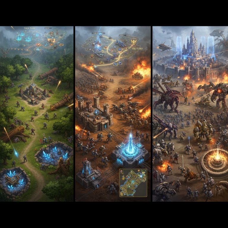 how to master the early mid and late game in any rts