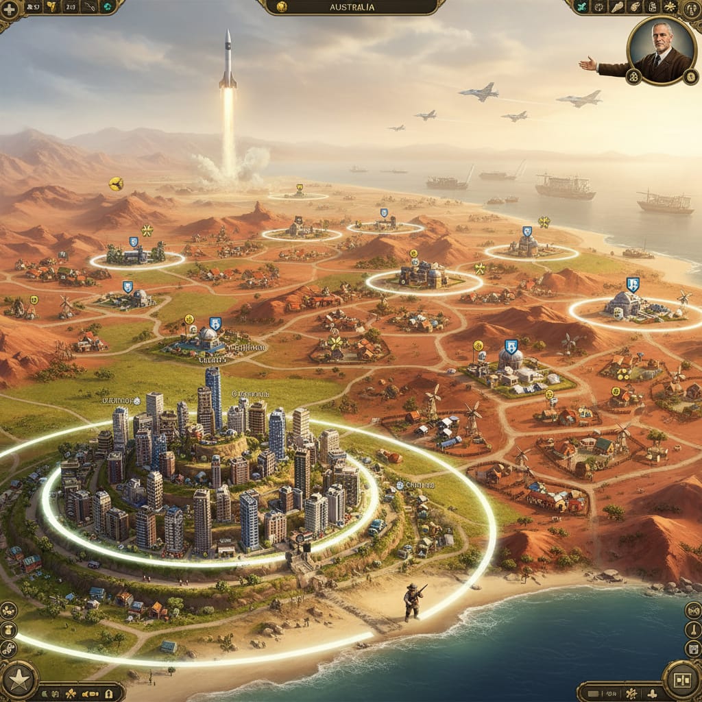 civ 6 australia guide john curtin strategy domination science