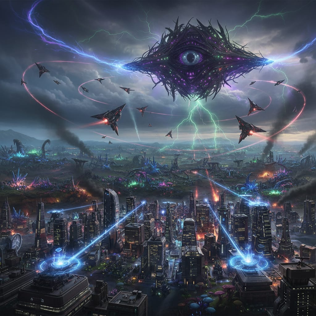 civ 6 what if a stellaris crossover event meant an alien invasion in the late game