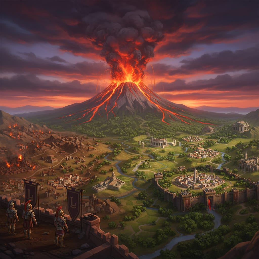 civ 6 what if mount vesuvius erupted every 10 turns guaranteed