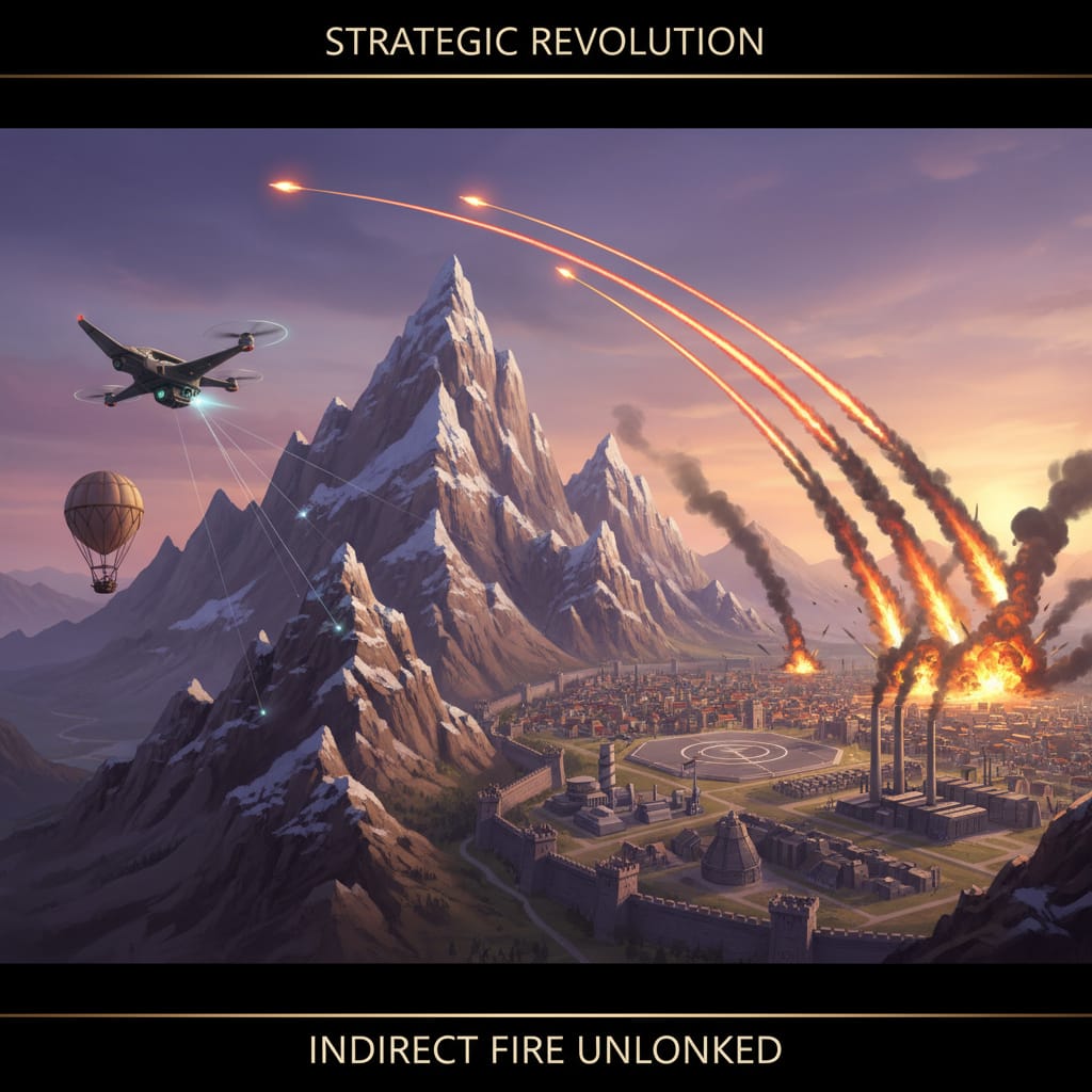 civ 6 what if observation balloons allowed ranged units to fire over mountains
