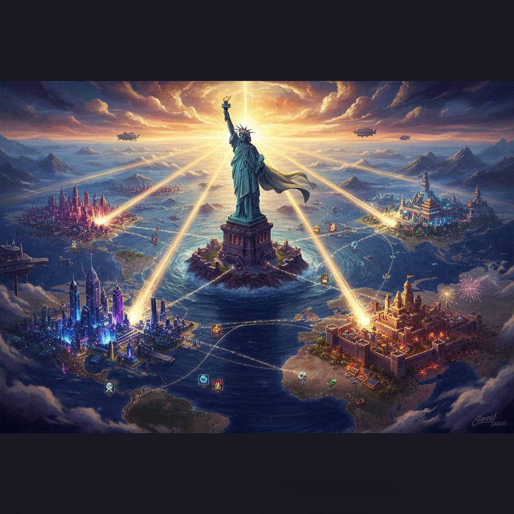 civ 6 what if the statue of liberty granted 1 amenity in every city on a different continent