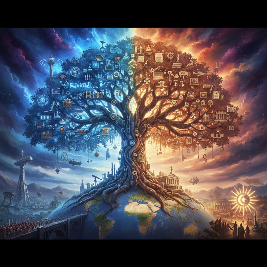 civ 6 what if the tech and civic trees were combined into one massive tree