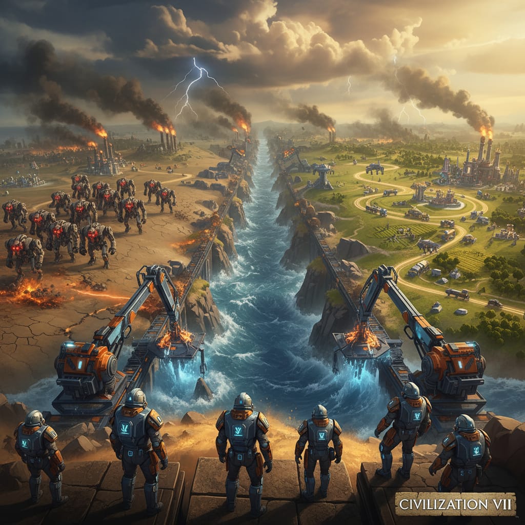 civ 6 what if you could create a land bridge with military engineers to connect continents