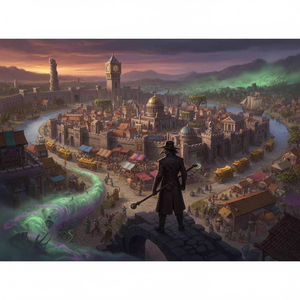 what if a plague mechanic periodically reduced population in the worlds largest cities in civ 6