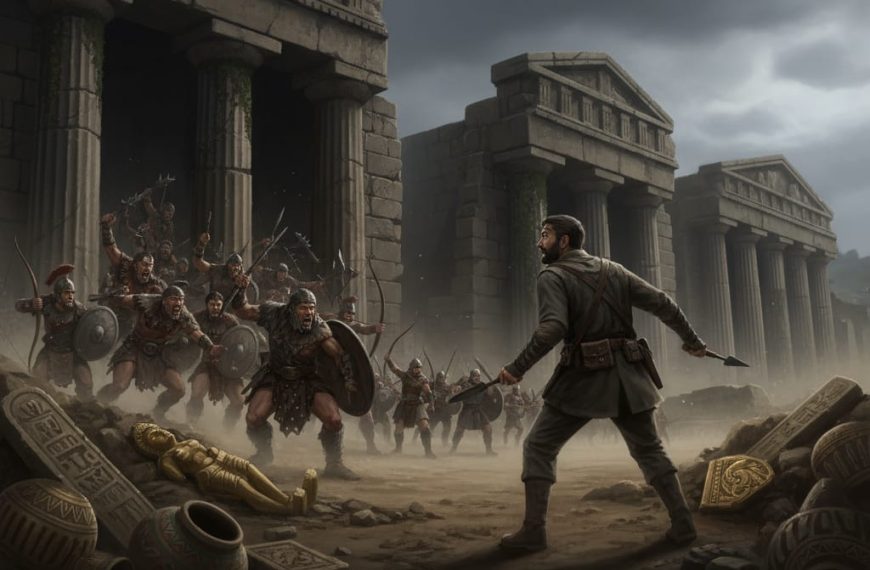 What If All Archaeological Sites Contained Barbarians Guarding Them in Civilization 6?
