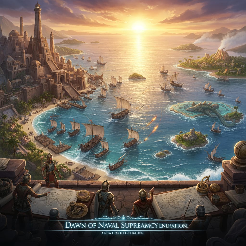 what if all naval units could enter ocean tiles from the start of civilization 6