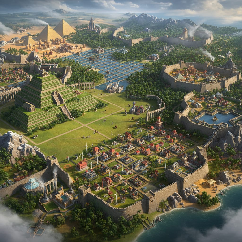 what if all of a civs unique improvements could be built by their builders in any territory in civ 6