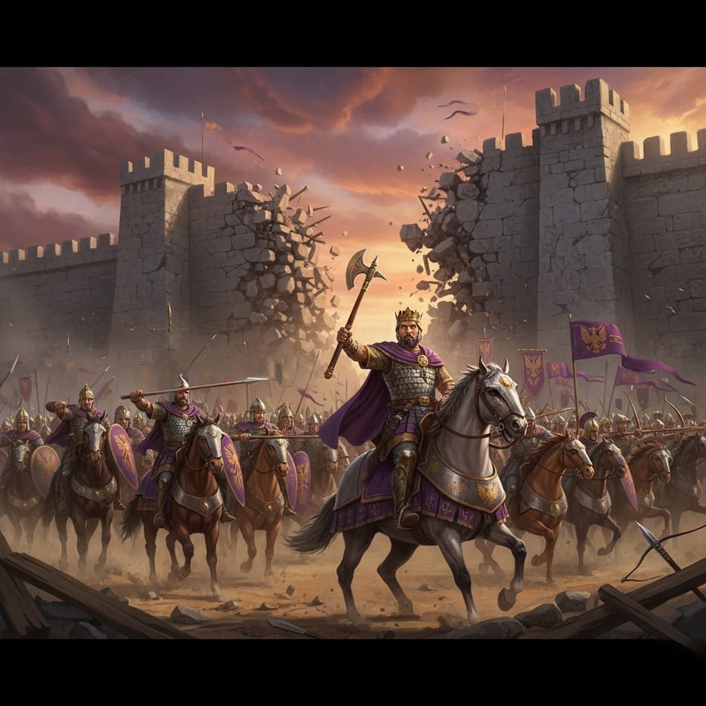 what if all of byzantiums units dealt full damage to walls in civ 6