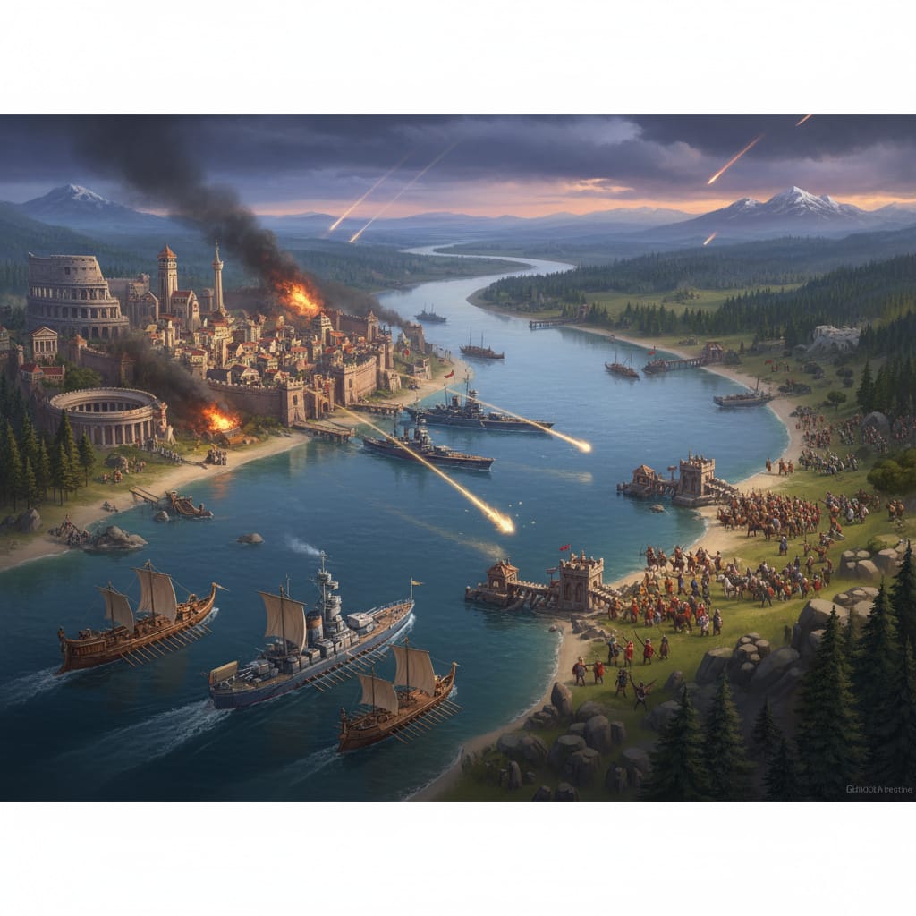 what if rivers were navigable by all naval units in civ 6