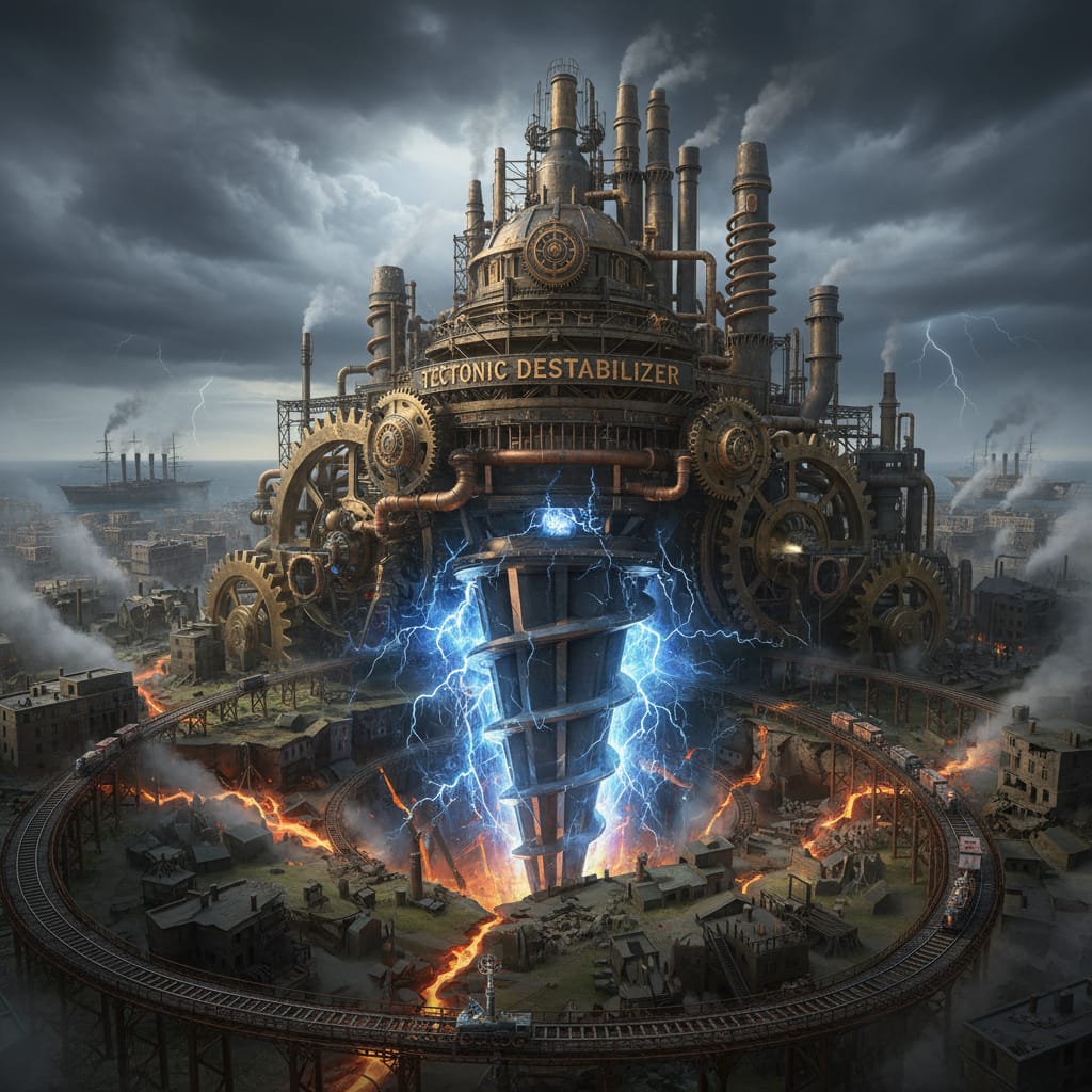 what if you could trigger an earthquake with an industrial era project