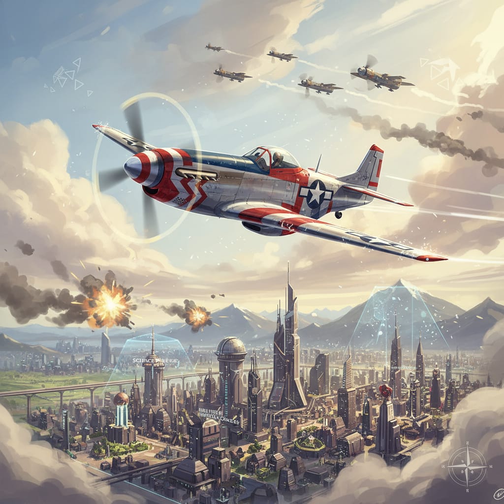 top 5 tactics for americas p 51 mustang in civ 6